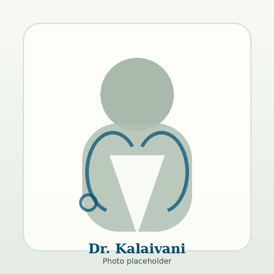 Dr. Kalaivani photo placeholder